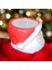 El Yapamı Soya Mumu Noel Baba Beton Mumlukta 3