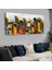 120 X 60 Cm Kanvas Renkli Kuş Tüyü Tablo 1