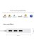 USB To RJ45 Ethernet + USB 3 Port Hub Çoklayıcı 5