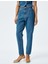 Yüksek Bel Regular Fit Düz Paça Kot Pantolon 3
