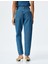 Yüksek Bel Regular Fit Düz Paça Kot Pantolon 4