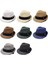 Unisex Hasır Trilby Fötr Şapka 2