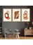 Ahşap Çerçeveli Kolaj Çizim Modern Tablo 1