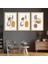 Ahşap Çerçeveli Kolaj Çizim Modern Tablo 1