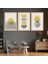 Ahşap Çerçeveli Kolaj Çizim Modern Tablo 1