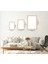 Ahşap Çerçeveli Kolaj Çizim Modern Tablo 3