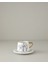 English Home Cute Cat New Bone China 2 Parça 1 Kişilik Çay Fincanı Takımı 320 ml Siyah-Gold 1