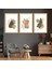 Ahşap Çerçeveli Kolaj Çizim Modern Tablo 1
