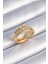 Gold Renk Zirkon Taşlı Yılan Model Kadın Yüzük - EBJ241214W29789 1