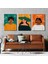 Matisse - Boho - Art Deco - Soyut - Doğa ( 3 Lü Çerçevesiz ) Poster - Afiş - Tablo KR2C00034/ 1