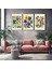 Matisse - Boho - Art Deco - Soyut - Doğa ( 3 Lü Çerçevesiz ) Poster - Afiş - Tablo KR2C00671/ 1
