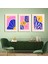 Matisse - Boho - Art Deco - Soyut - Doğa ( 3 Lü Çerçevesiz ) Poster - Afiş - Tablo KR2C00711/ 1