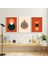 Matisse - Boho - Art Deco - Soyut - Doğa ( 3 Lü Çerçevesiz ) Poster - Afiş - Tablo KR2C00869/ 1