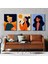 Matisse - Boho - Art Deco - Soyut - Doğa ( 3 Lü Çerçevesiz ) Poster - Afiş - Tablo KR2C00038/ 1
