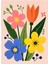 Matisse - Boho - Art Deco - Soyut - Doğa ( 3 Lü Çerçevesiz ) Poster - Afiş - Tablo KR2C00715/ 2
