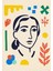 Matisse - Boho - Art Deco - Soyut - Doğa ( 3 Lü Çerçevesiz ) Poster - Afiş - Tablo KR2C00679/ 4