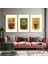 Matisse - Boho - Art Deco - Soyut - Doğa ( 3 Lü Çerçevesiz ) Poster - Afiş - Tablo KR2C00689/ 1