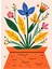 Matisse - Boho - Art Deco - Soyut - Doğa ( 3 Lü Çerçevesiz ) Poster - Afiş - Tablo KR2C00717/ 3
