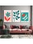 Matisse - Boho - Art Deco - Soyut - Doğa ( 3 Lü Çerçevesiz ) Poster - Afiş - Tablo KR2C00130/ 1