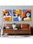 Matisse - Boho - Art Deco - Soyut - Doğa ( 3 Lü Çerçevesiz ) Poster - Afiş - Tablo KR2C00023/ 1