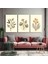 Matisse - Boho - Art Deco - Soyut - Doğa ( 3 Lü Çerçevesiz ) Poster - Afiş - Tablo KR2C00687/ 1