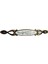Miray 128 mm Metal Antik Sarı - Beyaz Porselen Desenli - 5 Adet 4