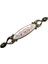 Miray 128 mm Metal Antik Sarı - Porselen Desenli - 5 Adet 5
