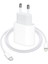 Uyumlu Hızlı Şarj Aleti - 20W Type-C Adaptör ve Type-C Uçlu Lighning Kablo ile Birlikte 2