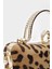 Suni Kürk Clutch Incili Leopar Desen Kadın Abiye Çanta Olivia 4