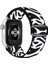 Apple Watch 7 8 6 5 4 Uyumlu Yumuşak Elastik Kordon Zebra Desenli 38/40MM S/m Kordon Metal Aksam Renk (Metalik Gri) 1