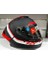 Kask mt Thunder 4 Sv R25 B5 Mat Siyah Kırmızı Kapalı Kask 4