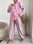 Paça Lastik Detaylı Polar Ikili Pijama Takımı VG006 1