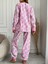 Paça Lastik Detaylı Polar Ikili Pijama Takımı VG006 4