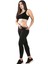 Siyah Kadın Termal Sauna Atlet Tayt Takım - 743 2
