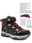 ARV265 Termal Erkek Çocuk Trekking Bot Siyah Kırmızı 3