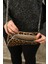 Çildan Womens Inci Detaylı Leopar El Kol ve Omuz Çantası 1