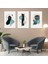 Soyut Desen 3'lü Mdf Tablo Set 2