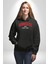 Brooklyn Kırmızı Erkek Kadın Siyah Dijital Baskılı Kapüşonlu Sweatshirt Hoodie 4