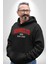 Brooklyn Kırmızı Erkek Kadın Siyah Dijital Baskılı Kapüşonlu Sweatshirt Hoodie 5