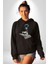 Hang Loose Dünya Temalı Eğlenceli Tasarım Erkek Kadın Siyah Dijital Baskılı Kapüşonlu Sweatshirt Hoodie 2