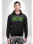 Boston Erkek Kadın Siyah Dijital Baskılı Kapüşonlu Sweatshirt Hoodie 4