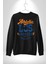 Atletic Los Angeles Erkek Kadın Unisex Dijital Baskılı Siyah Sweatshirt 1