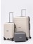 Premium Poliropilen Kırılmaz 3'lü Valiz Seti Büyük - Kabin Boy ve Makyaj V305 1