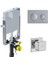 Smooth Gömme Rezervuar 3 'lü Set (Gövde T020111+PANEL P400180+ANK. Ara Kesme Valfi 102151024) T020111BK40 1