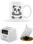 Peluş Panda- Özel Tasarım Baskılı Kupa - Turkish Black Tea - Melek Model Kolye Hediye Seti 2
