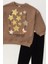 Parlak Yıldız Desenli Sweat Fitilli Kaşkorse Taytlı 2'li Alt Üst Kız Çocuk Takım 9608 4
