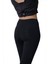 Looksense Kadın Siyah Yüksek Bel Çift Cepli Toparlayıcı Fitness Spor Tayt 1005 5