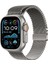 Apple Watch Ultra 49MM Zore KRD-121 Metal Hasır Kordon-Gri 1