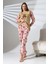 Ayıcık Nakış Detaylı Önü Soft , Polar Kadın Pijama Takımı VG075 2