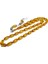 Kızılcık Kesim Sarı Ateş Kehribar Tesbih 7X13MM 1